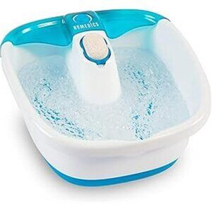 Bubble Mate Foot Spa Toe Touch Controlled Foot Bath Removable Pumice Stone